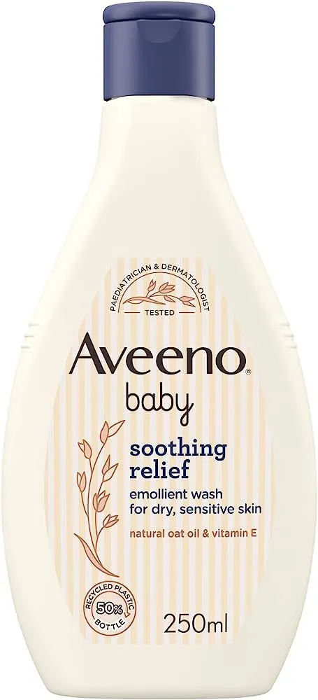 Aveeno Baby Soothing Relief Emollient Wash 250ml - New Formula