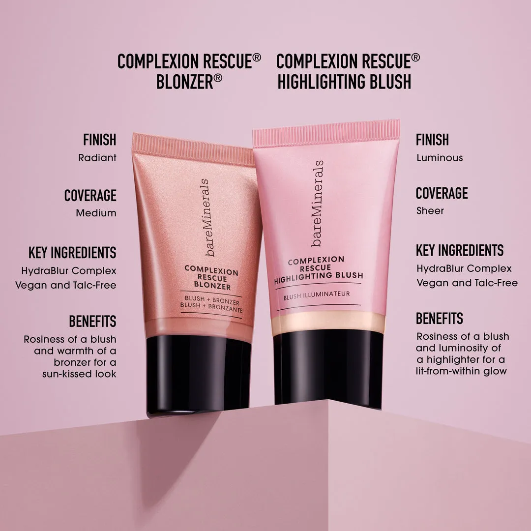 BARE MINERALS COMPLEXION RESCUE LIQUID HIGHLIGHTING BLUSH ALL COLORS
