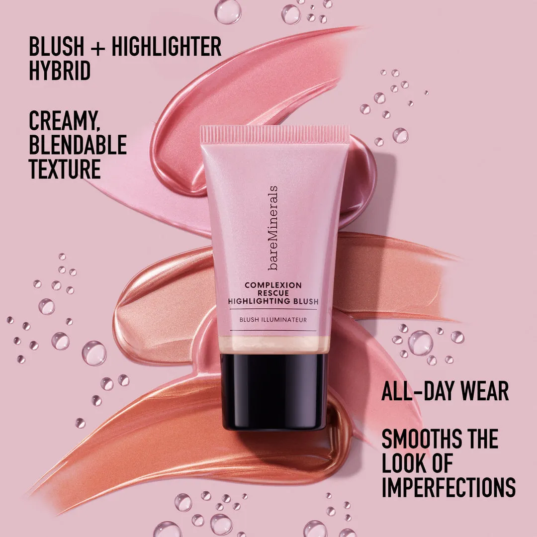 BARE MINERALS COMPLEXION RESCUE LIQUID HIGHLIGHTING BLUSH ALL COLORS