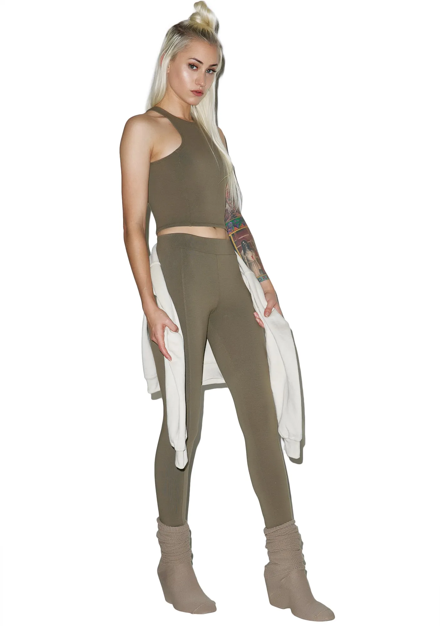 Beech Bark Seam Leggings