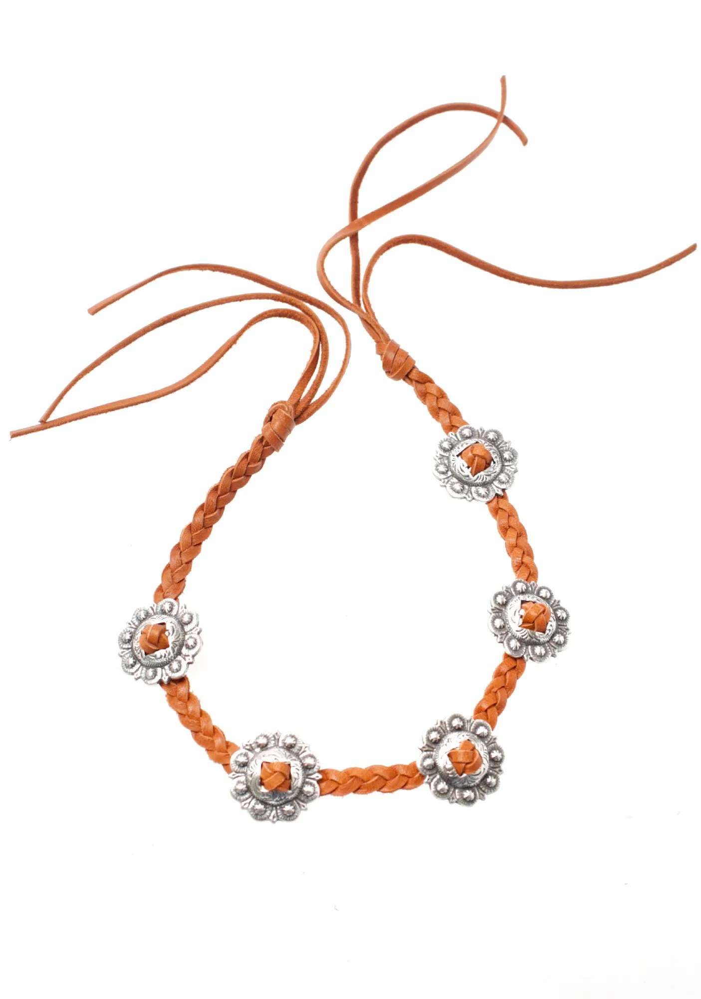 Braided Concho Choker