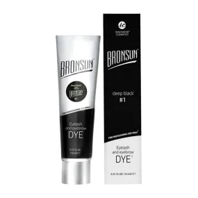 Bronsun Lash & Brow Dye Deep Black 15ml