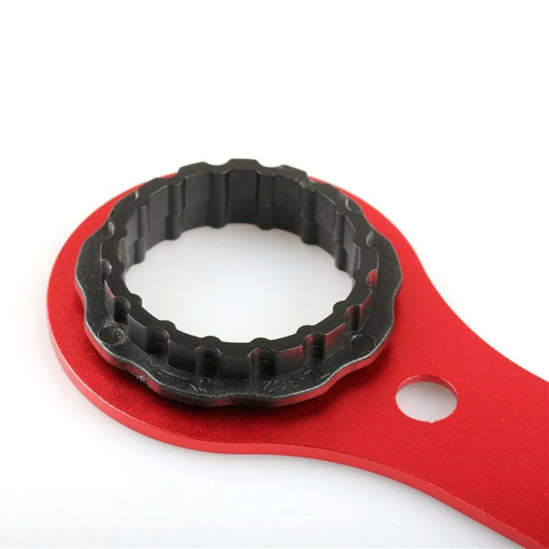 DECKAS Multifunctional BB Wrench Tool DW-018 249*64*3mm Red DUB/TL-FC32 Adaptor Of TL-FC25/TL-FC24 BB Bottom Bracket Repair Tool