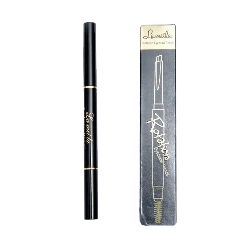 Double-Ended 3D Eyebrow Pencil with Mascara Natural Eye Brow Tint Cosmetics Waterproof Pigment