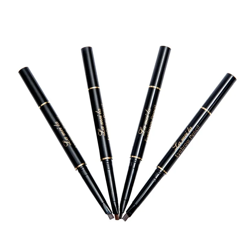 Double-Ended 3D Eyebrow Pencil with Mascara Natural Eye Brow Tint Cosmetics Waterproof Pigment