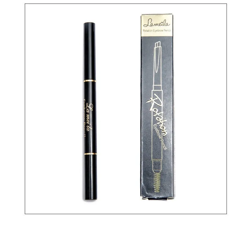Double-Ended 3D Eyebrow Pencil with Mascara Natural Eye Brow Tint Cosmetics Waterproof Pigment