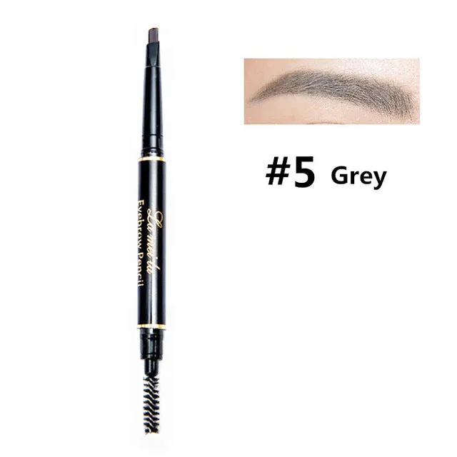 Double-Ended 3D Eyebrow Pencil with Mascara Natural Eye Brow Tint Cosmetics Waterproof Pigment