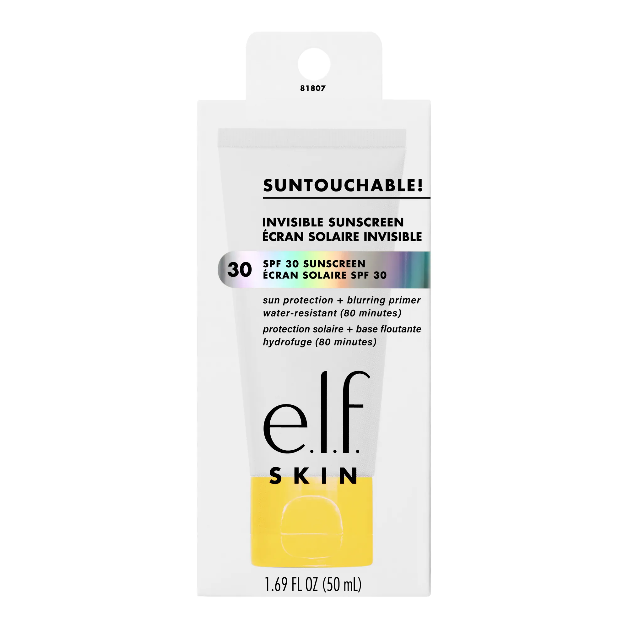 E.L.F. Suntouchable! Invisible Sunscreen SPF30 50ML