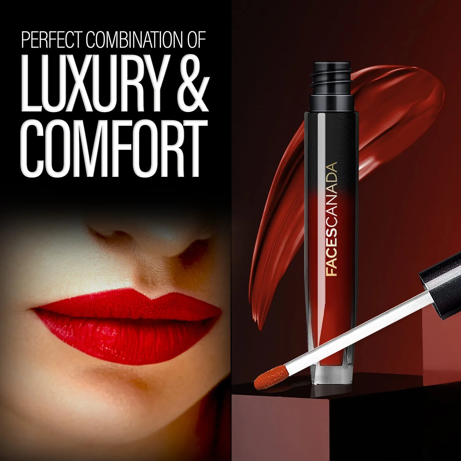 FC Comfy Silk Liquid Lip Color- Breezy Coral 03