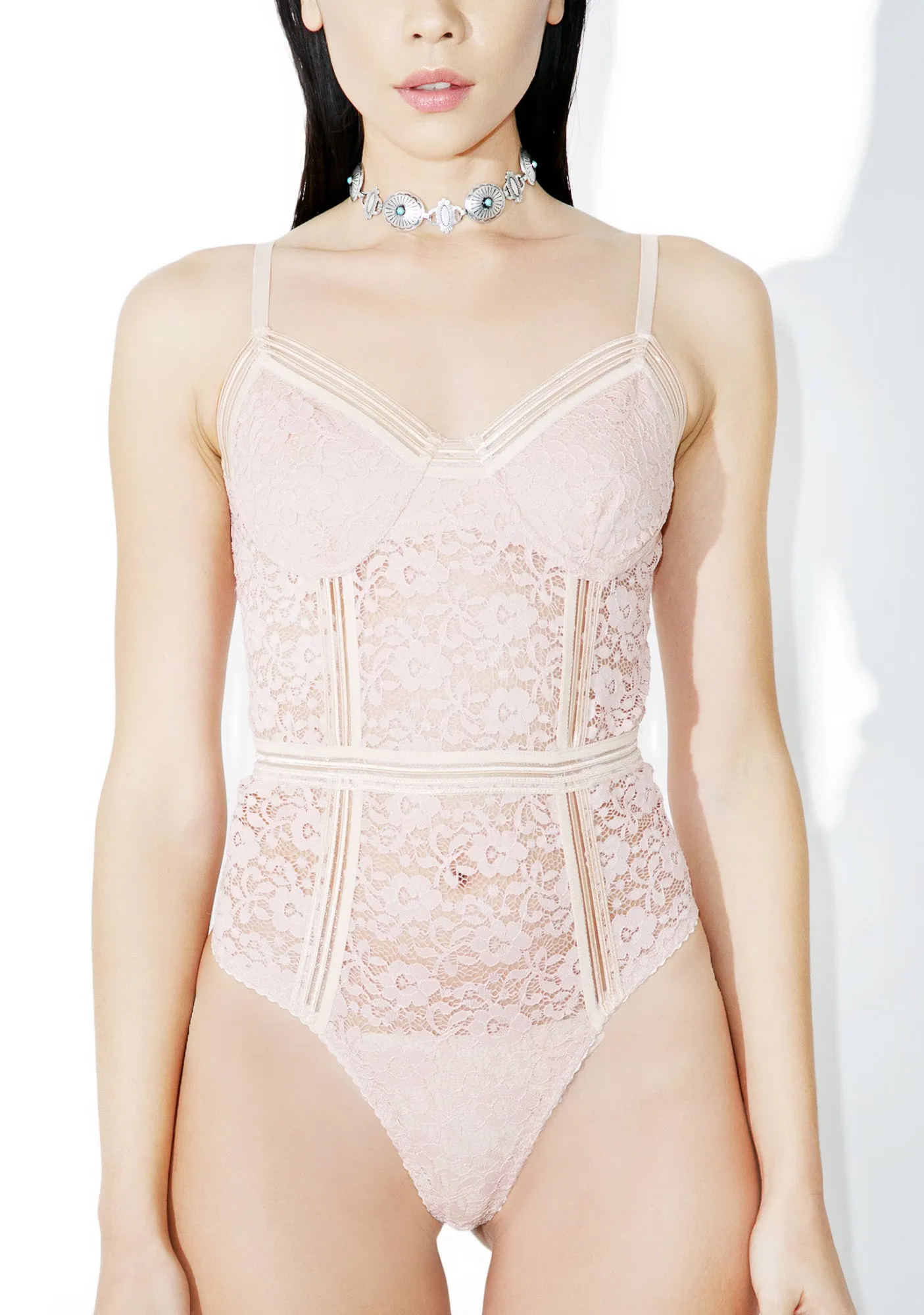 Halation Lace Bodysuit