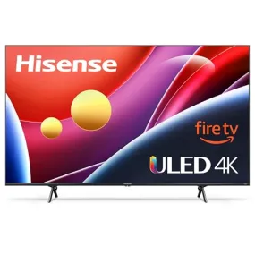 Hisense 65-Inch Class U6HF Series ULED 4K UHD Smart Fire TV (65U6HF, 2024) - QLED, 600-Nit Dolby Vision, Game Mode Plus VRR, HDR 10 , 240 Motion Rate, MEMC, Voice Remote, Compatible with Alexa, Black