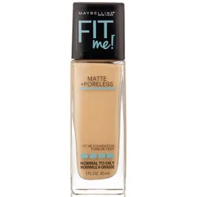 MAYBELLINE - Fit Me Matte   Poreless Foundation 130 Buff Beige - 1 fl. oz. (30 ml)