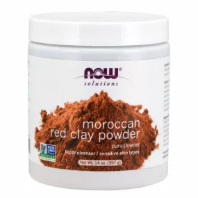 Moroccan Red Clay Powder 14 Oz By Now Foods