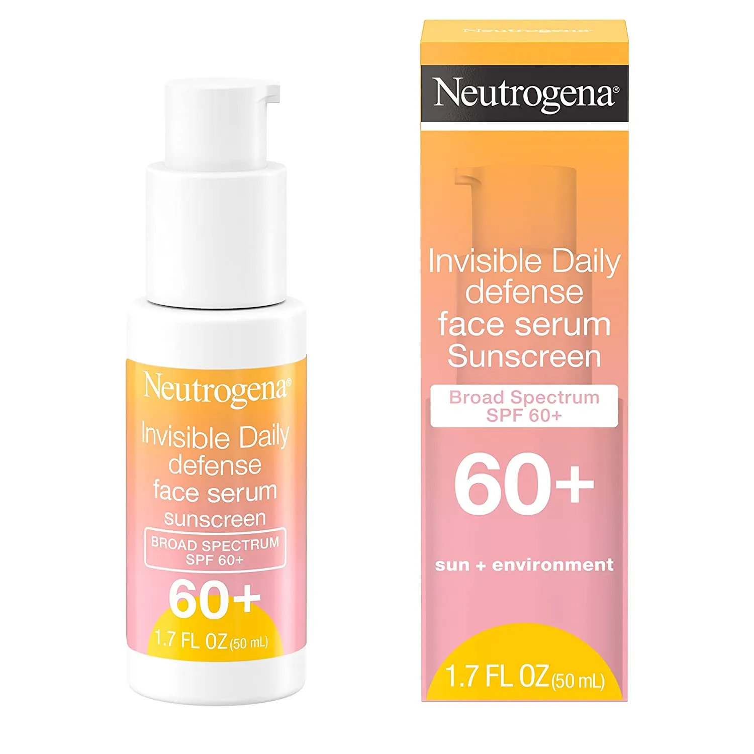 NEUTROGENA INVISIBLE DAILY FACE SERUM SPF 60  1.7 Oz