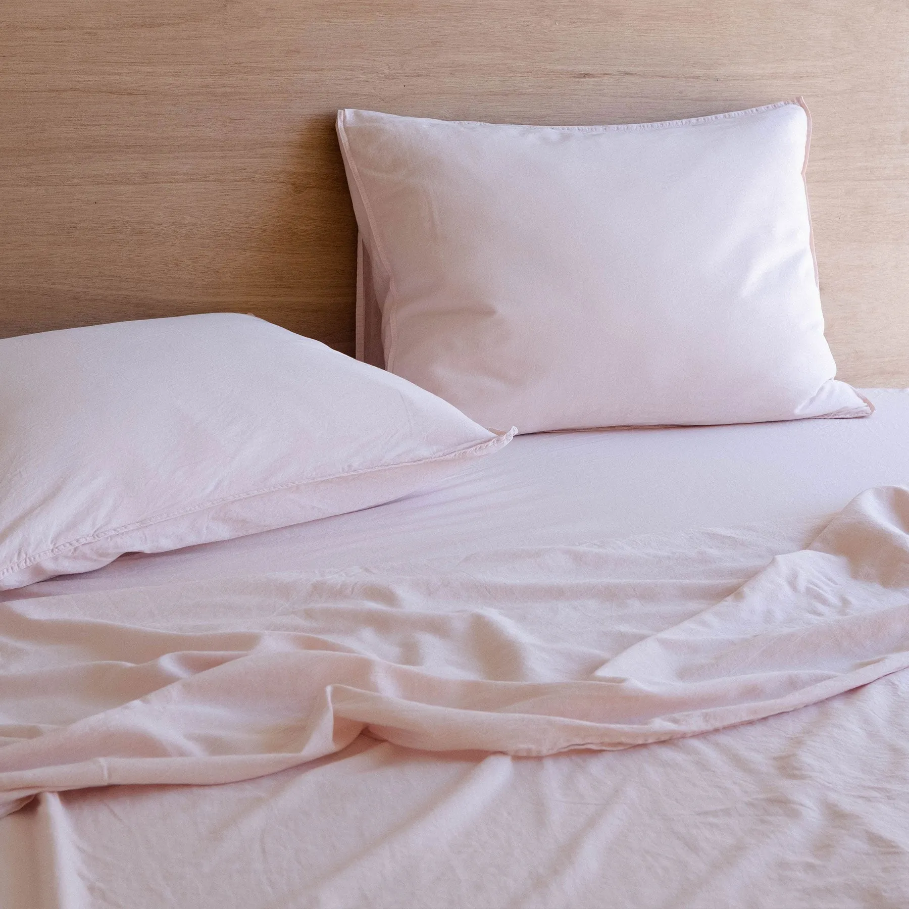 Pillowcase Set Sateen - Blush, King
