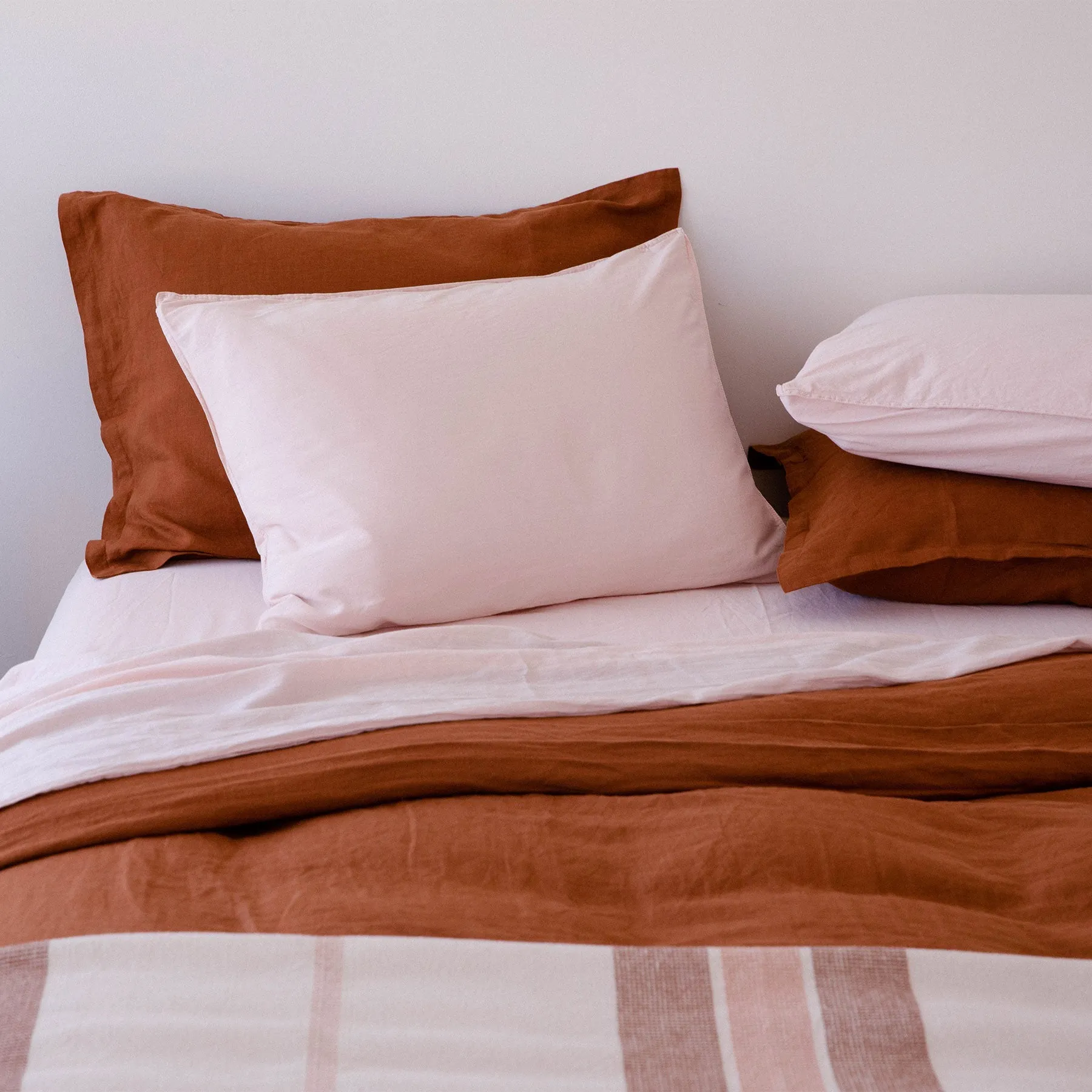 Pillowcase Set Sateen - Blush, King