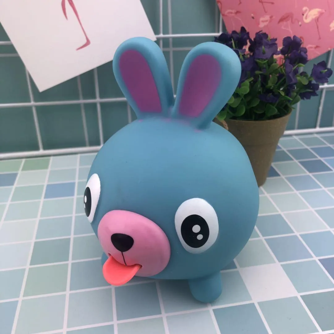 PVC Sound And Stick Out Tongue Squishy Toy, TO0086