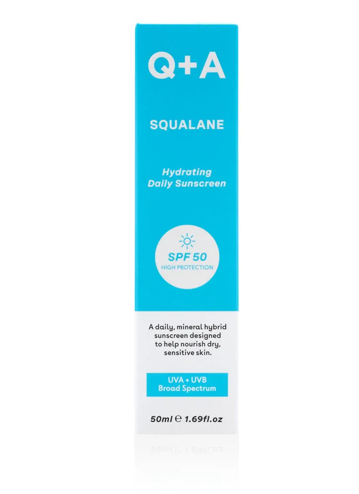 Q A Squalane SPF50 Hydrating Facial Sunscreen