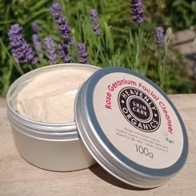 Rose Geranium Facial Cleanser, Clay Facial Cleanser