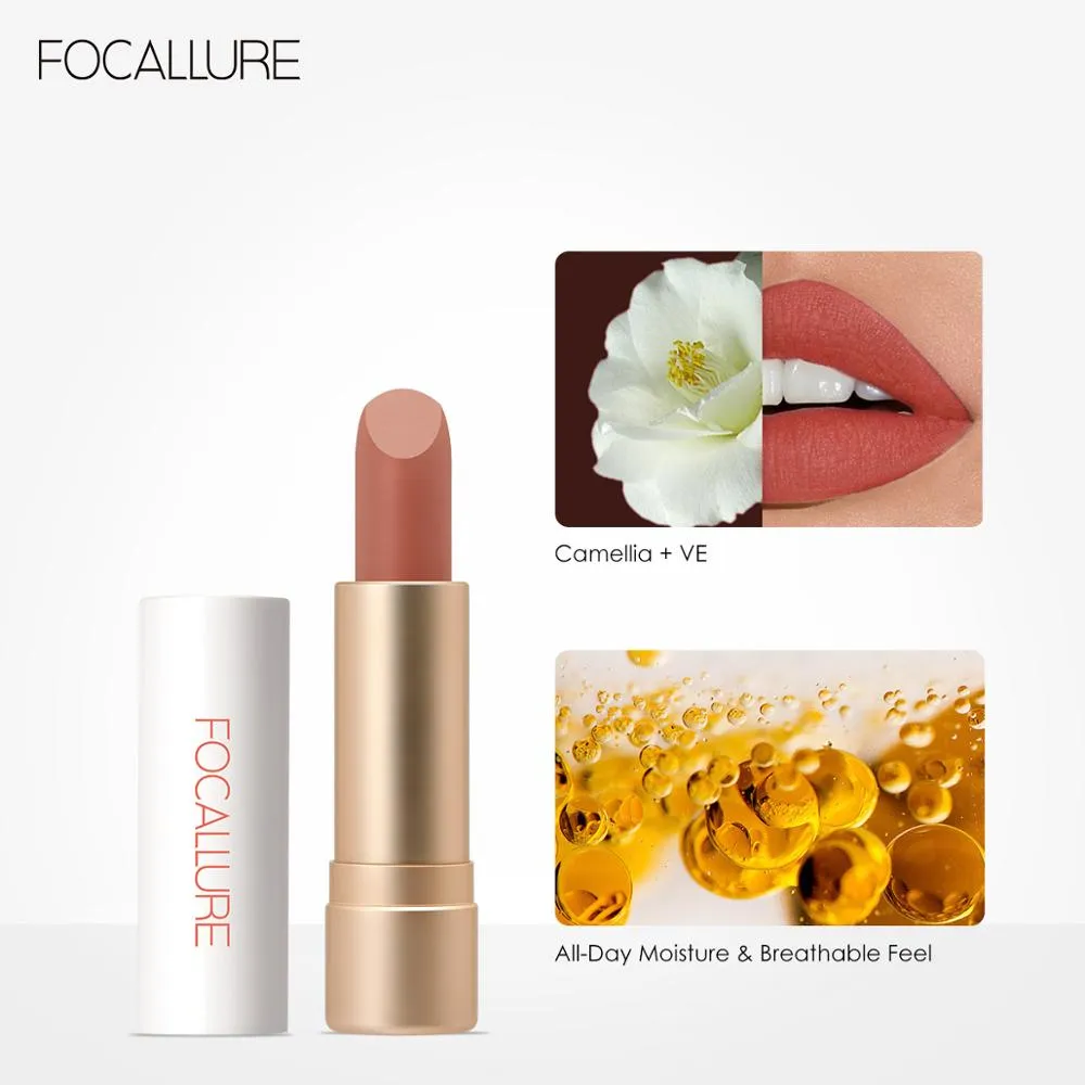 Staymax Powder Lightweight Waterproof Lips  Nude Matte Velvet Lipstick