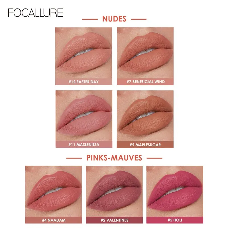 Staymax Powder Lightweight Waterproof Lips  Nude Matte Velvet Lipstick