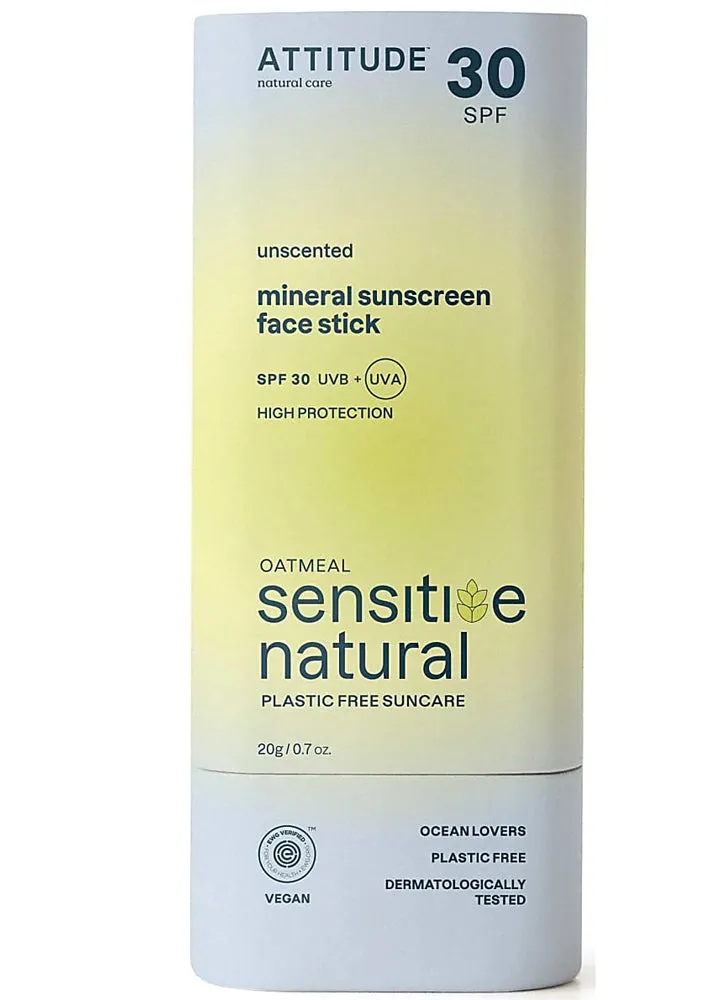 Sunly Sensitive Sunscreen Face Stick SPF30 Unscented
