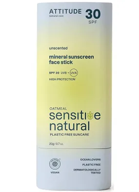 Sunly Sensitive Sunscreen Face Stick SPF30 Unscented